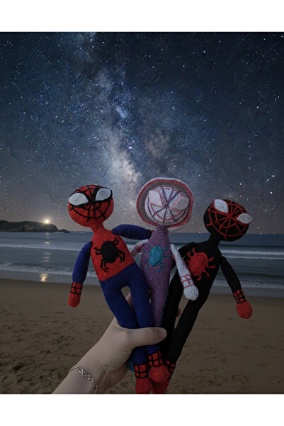 CraftyCorner 🕷️ Örümcek Adam 3’lü Peluş Oyuncak Seti