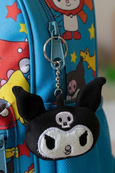 Aggu Bebe حلية حقيبة سلسلة مفاتيح من القطيفة من كورومي