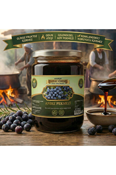 Bozkır yöresel Bozkır Tahin Merkezi Geleneksel Andız Köy Pekmezi 800 gr (koru...
