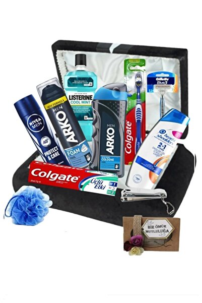 Zemura Avm Damat 15 Parça Damat Çeyiz Sandığı Bohça Arganlı Tıraş Seti