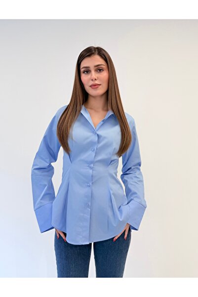 ossons Belden Oturmalı Pamuklu Gömlek