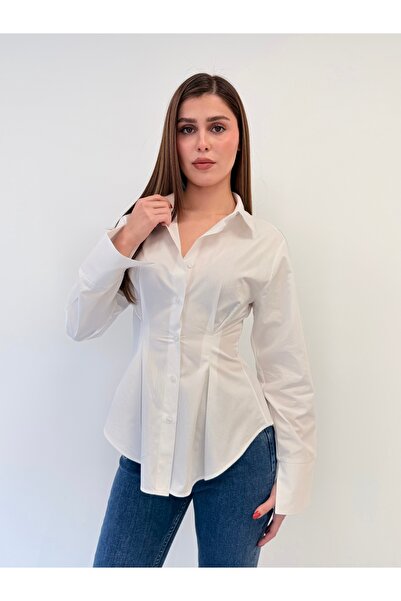ossons Belden Oturmalı Pamuklu Gömlek