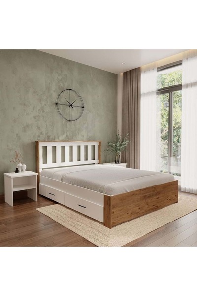 RENAZZO Stark Atlantik 2 Çekmeceli Kolay Kurulum Karyola