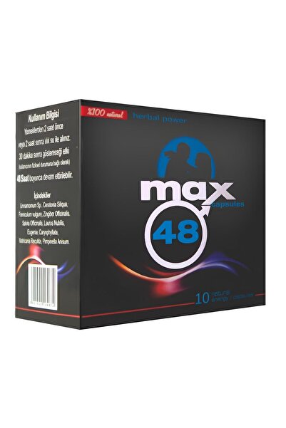 maxdil Max 48 Bitkisel Kapsül