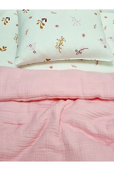 Yada Baby 4 Piece Newborn Baby Quilt Set Made of 100% Cotton Muslin Fabric 60...