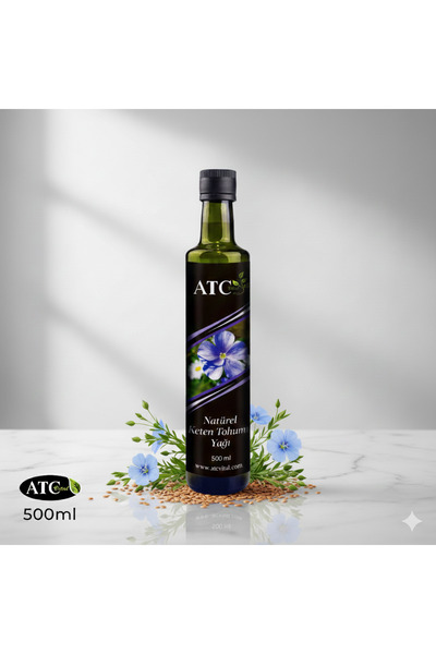 ATC Vital Soğuk Sıkım Natürel Keten Tohumu Yağı 500 ml - %100 Doğal ve Saf