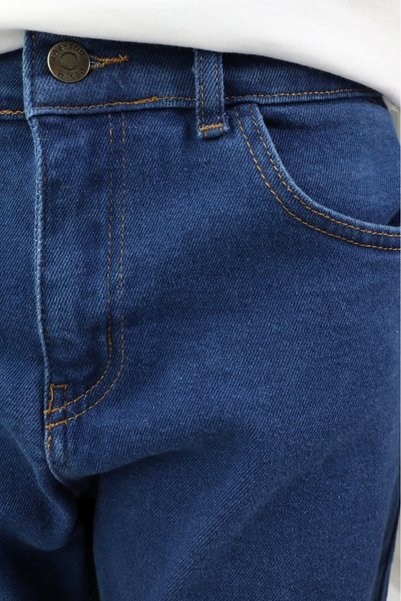 Pars Boy's Blue Straight Lycra Straight Leg Jeans