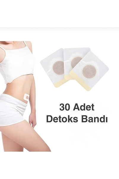 MixmioLife Göbek İnceltme Bandı 30’lu Detox Patch Karın Bölgesi Destek Bandı