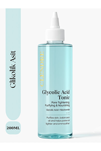CLENDRE Glikolik Asit Tonik – Gözenek Sıkılaştırıcı & Leke Karşıtı-200 ML