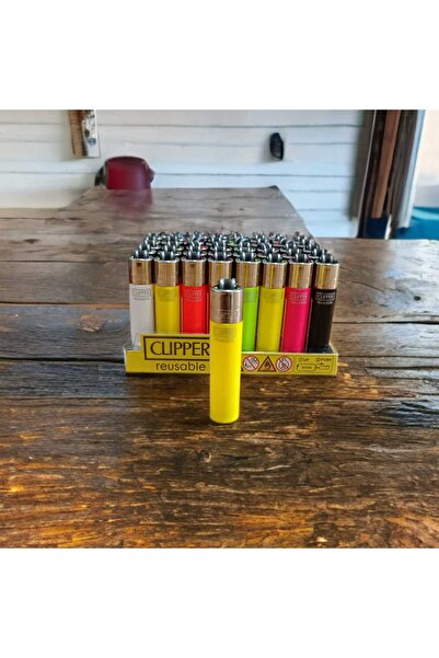 DURUSOY Clipper Micro Renkli Taşlı Çakmak Adet ve Set Satılmaktadır