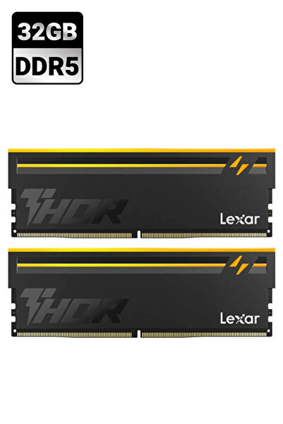 Lexar Thor RGB 32GB (2x16GB) DDR5 UDIMM CL38 Desktop Memory