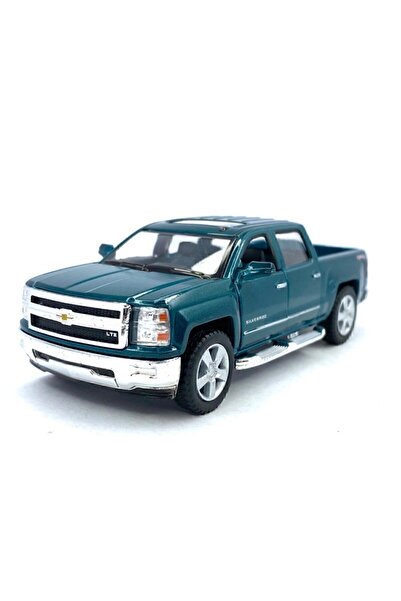 Kinsmart 2014 Chevrolet Silverado Çek Bırak 5inch. Lisanslı Model Araba, Oyun...