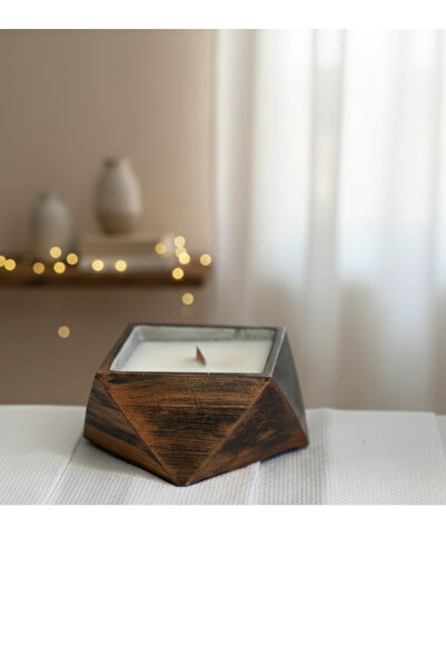 Atelier Luma Lavanta | Soya Mum – Dekoratif Beton Saksı (350 ml)(Lavanta Sere...