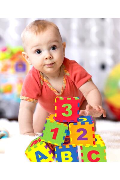 Akar Oyuncak Eva Puzzle 36 Parça - Harf Ve Rakamlar - 9 Cm