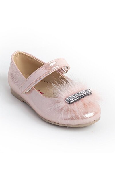 Papuccum Ortopedi حذاء باليه للفتيات بنعل مضاد للانزلاق وفرو