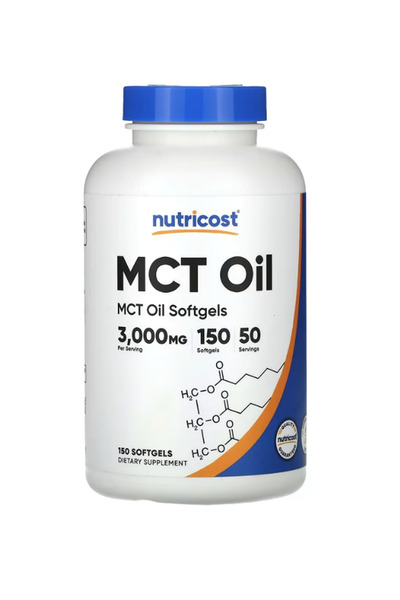 Nutricost , MCT Oil, 3,000 mg, 150 Softgels (1,000 mg per Softgel) 38.