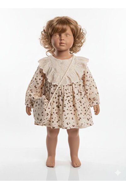 Butik ORGANİC MİNİ LEOPARLI ELBİSE +ÇANTALI