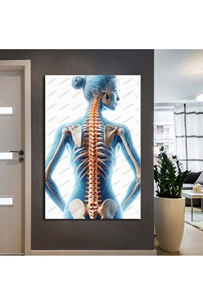 caddeko Fizik Tedavi ve Rehabilitasyon Temalı Dekoratif Kanvas Tablo ftv28