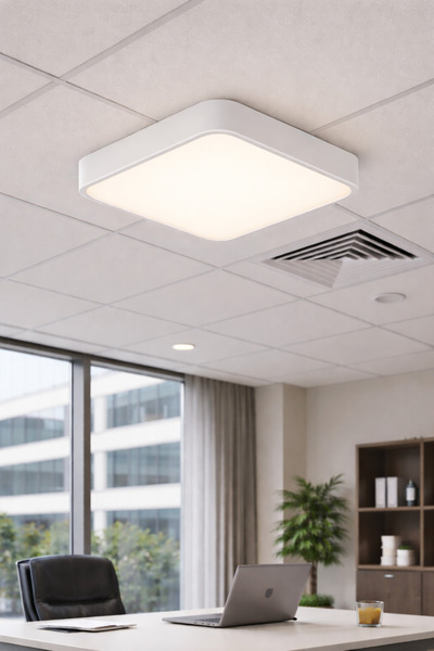 dizano Modern Kare LED Aydınlatma 40cm 4000K Günışığı, Salon ve Ofis Kullanım...