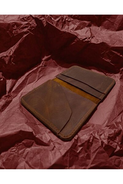 LAYDA 100% Genuine Leather Wallet/Card Holder Red Brown New Year Special