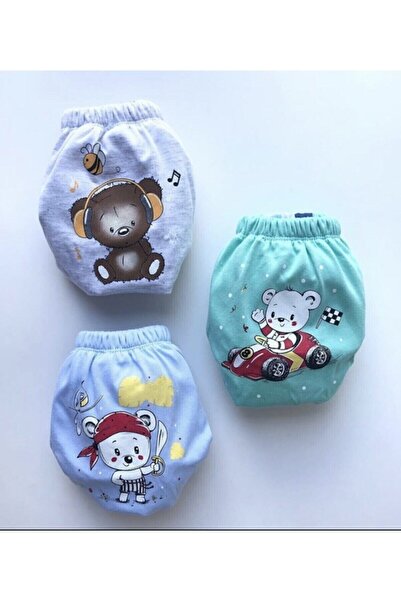 Baby Story Chiloți de antrenament pentru copii unisex, albi, pentru antrenament la toaletă, 3 bucăți, pentru antrenament, 2-3 ani