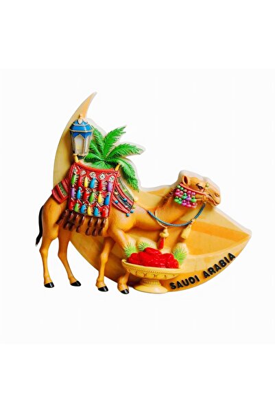 Saudi Arabia Saudi Heritage Charm Premium Ceramic 3D Fridge Magnet Featuring ...