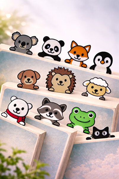 OVERMAX Sevimli Sürpriz Kitap Ayraçları – Eğlenceli ve Renkli Okuma Hediyesi