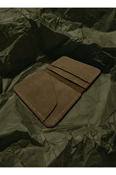 LAYDA 100% Genuine Leather Wallet/Card Holder Khaki