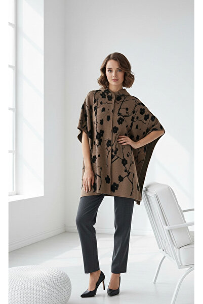 Uludağ Triko Περούκα με κουκούλα με ανάγλυφο βιζόν