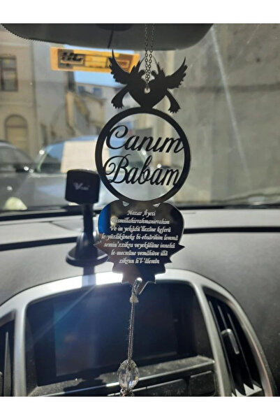 RetroLazer Ayna Pleksi Araba Dikiz Aynası Süsü GÜMÜŞ A4