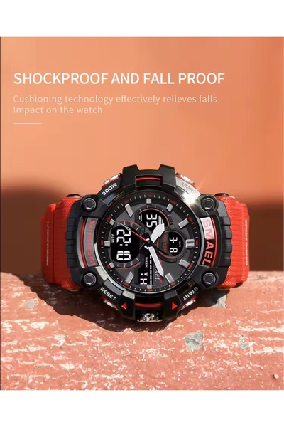 SMAEL Dijital Ve Analog Erkek Kol Saati