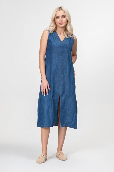 Bold & Young Αμάνικο βαμβακερό φόρεμα με λαιμόκοψη σε σχήμα V για γυναίκες Bo...