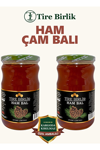 TİREBİRLİK Doğal Katkısız Ham Çam Balı 850 G -İkili Avanta (2x850 G)