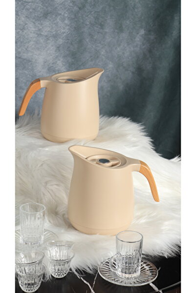 HOMEVEO طقم ترمس شاي وقهوة سعة 1 لتر