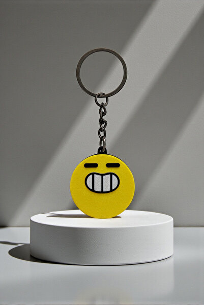 Saes Labs Brawl Stars Smiling Expression Keychain