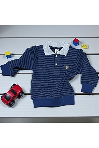 RYZE ÇOCUK Guler cu textura linie din material subțire WEATS tricou ri