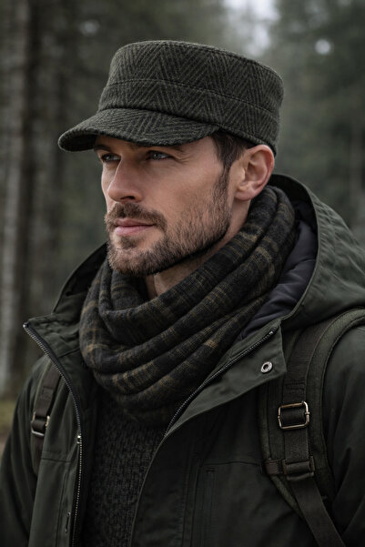 Külah Kastro Model Erkek Şapka Kışlık Yün Kep Fidel Castro Kasket