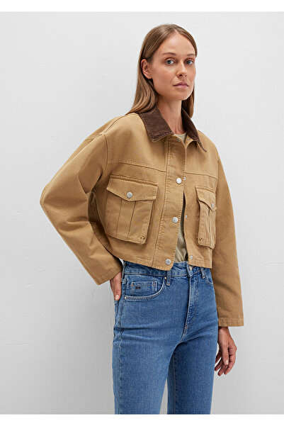 Mavi Velvet Collar Beige Jacket Loose Fit / Relaxed Fit 1110739-81388