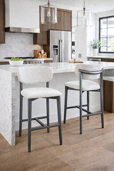 Lif Mobilya Özel ahşap Bar Sandalyesi