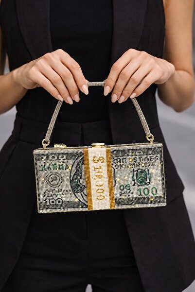 nuriçgiyim Kadın Yeşil Dolar Çanta