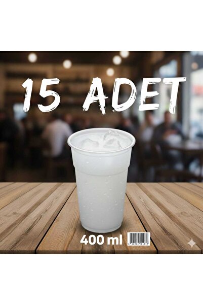 Genel Markalar Bardak Polistiren M Tip 400 ml Rubikap RC.400 – 15 Adet
