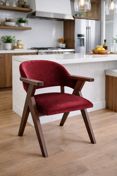 Lif Mobilya Kollu Ahşap tasarım Modern tarz sandalye