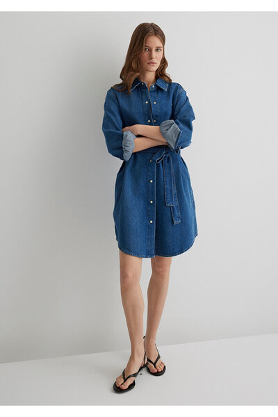 Mavi Φόρεμα Bertina Classic Denim Indigo Blue Jean 1310618 -89426