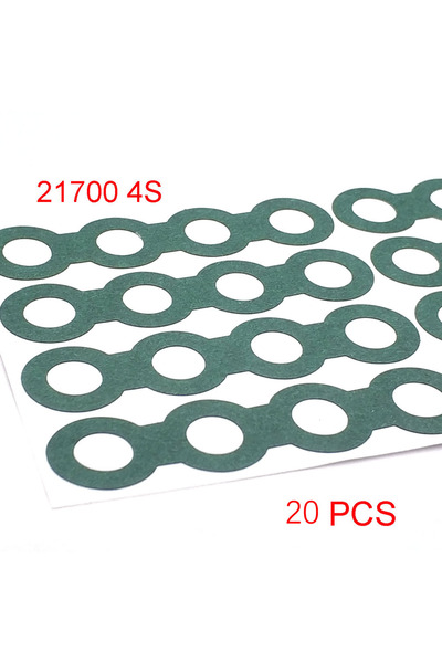 Choice 4S 21700 مجوفة 25/100 قطعة، حشية عازلة لبطارية ليثيوم أيون 18650 21700...