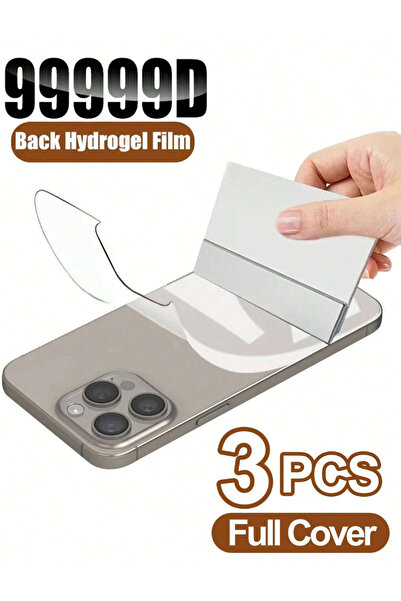 Choice5 واقي شاشة خلفي من الجل لهواتف آيفون 16 (3 قطع) وآيفون 16 برو ماكس بلس...