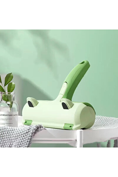 Choice فرشاة إزالة شعر القطط الخضراء، بكرة كبيرة لإزالة شعر الحيوانات الأليفة، محمولة وقابلة للغسل، لإزالة شعر القطط والكلاب والأثاث والأرائك.