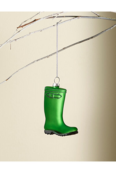 Marks & Spencer Cam Yağmur Çizmesi Yılbaşı Süsü