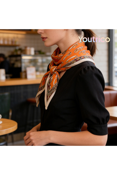 Youtrico Long neckerchief,Headbands,Artistic digital patterns,147cm