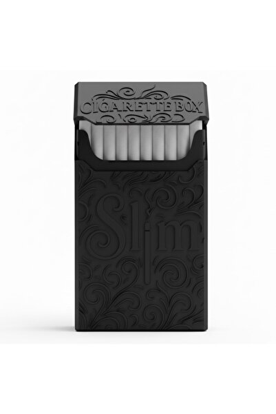 ERDEN Sigara kutusu \ 20 'li 0,5 mm Silim Sigara Kutusu Sert Plastik 1 Adet Siyah Renk Açıklama Okuyunuz
