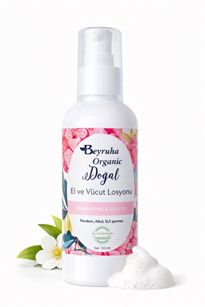 Beyruha Organic Kozmetik El & Vücut Losyonu
